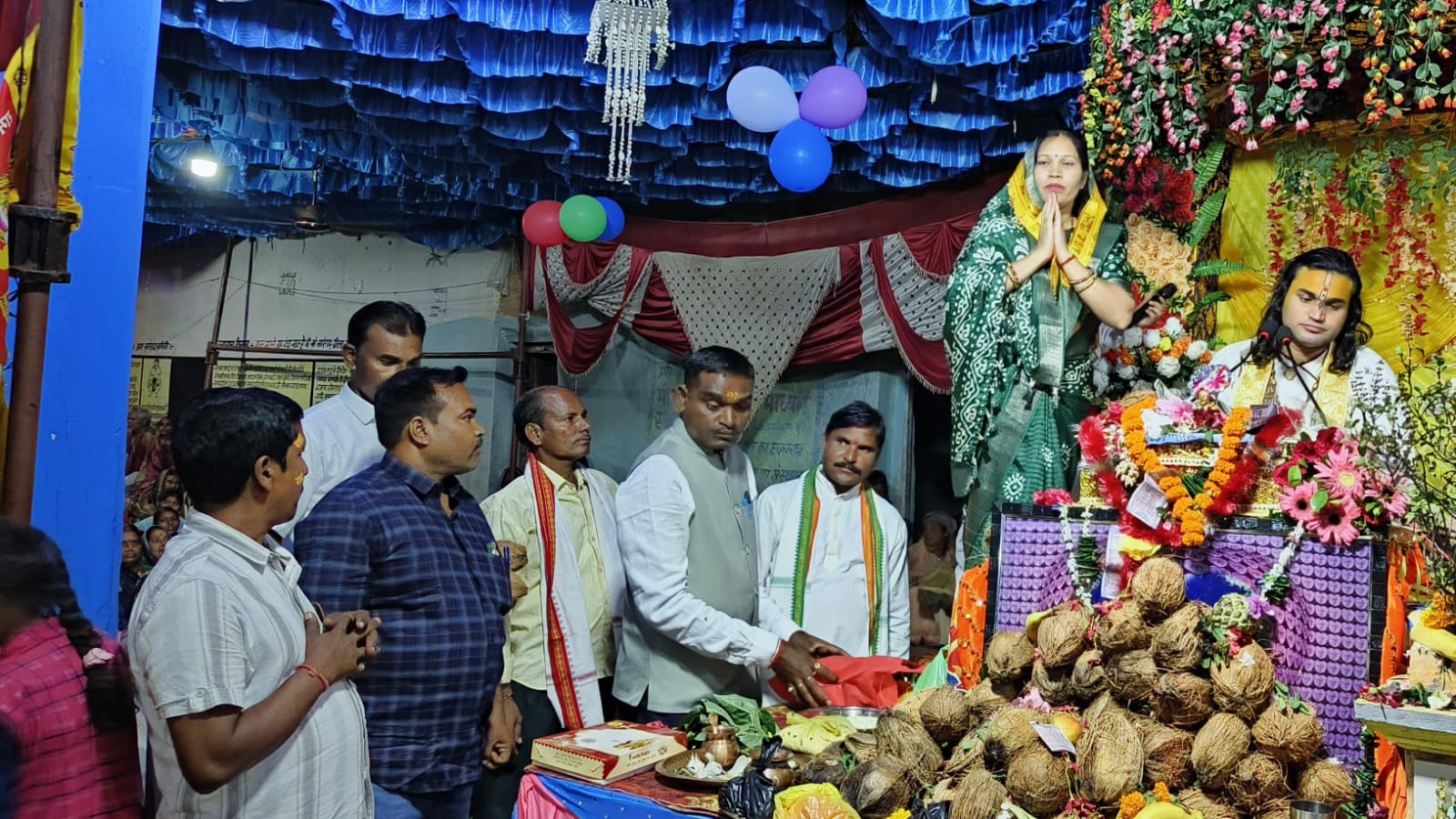 Sarangarh News:- श्रीमद्भागवत कथा ज्ञान यज्ञ में शामिल हुई सारंगढ़ विधायक उत्तरी जांगड़े – Samachar Meri Pehchan