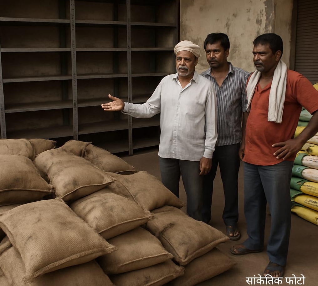 किसानों के हिस्से का खाद गायब, काला बाज़ारी में मुनाफाखोरी चरम पर :- Samachar Meri Pehchan